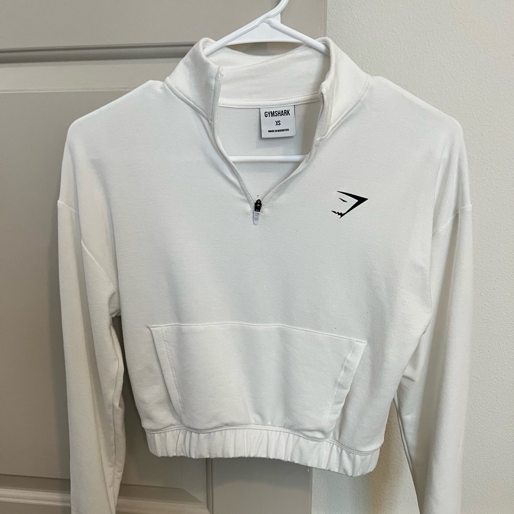 Gymshark cropped quarter zip